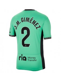 Billige Atletico Madrid Jose Gimenez #2 Tredjedrakt 2023-24 Kortermet